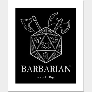 Barbarian Ready to Rage Posters and Art